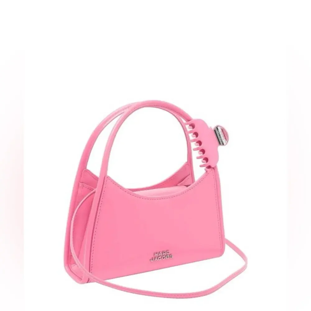 Marc Jacobs the claw Pink Women's crossbody bag with hair clip